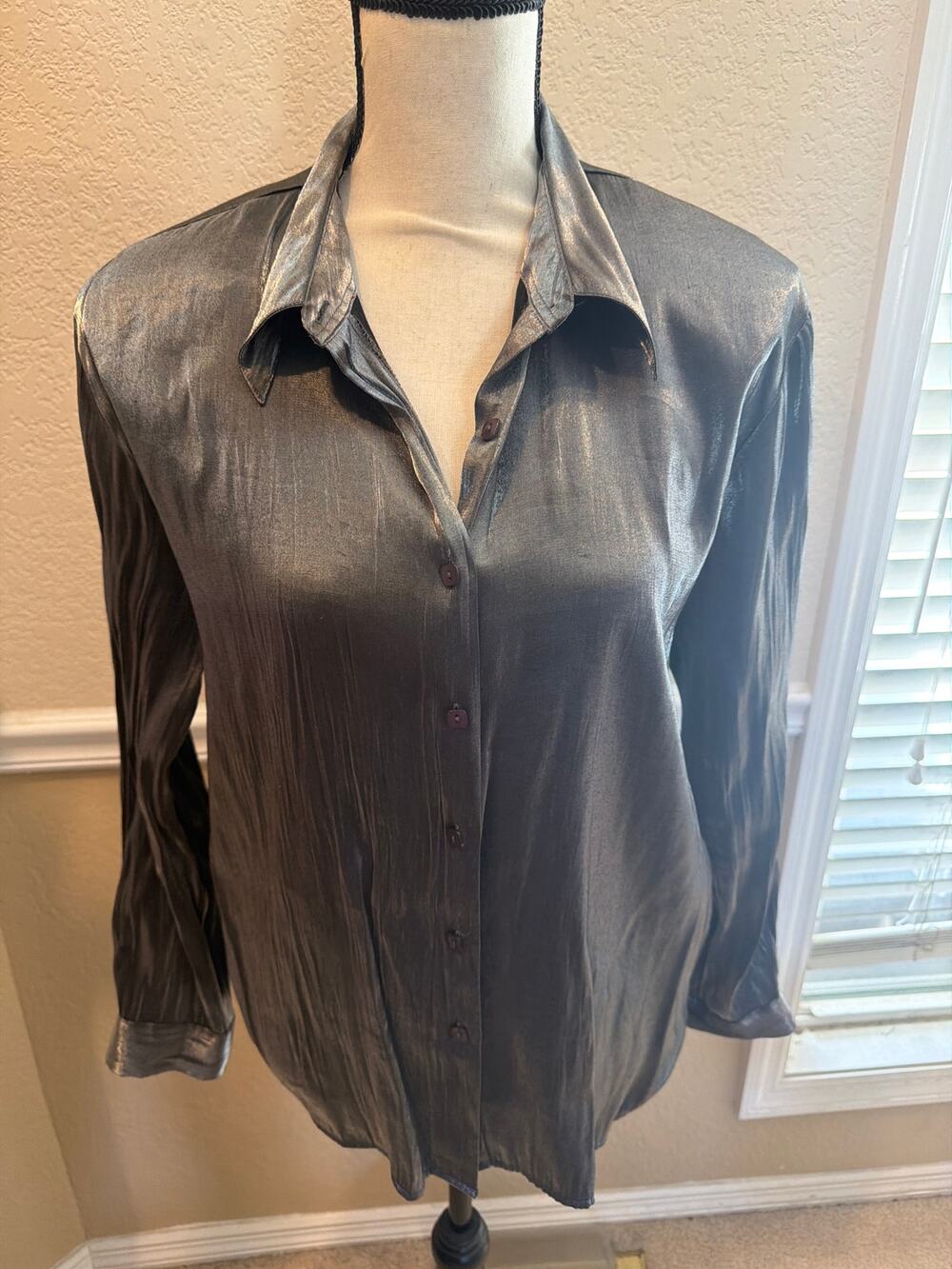 ⭐️ Women’s Cricket Lane Silver Shimmery Top Size 14 Night Out wedding Guest